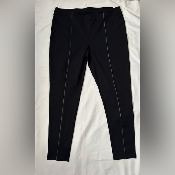 NWT Simple Vera Vera Wang Black Ponte Legging size XL - Picture 3 of 10